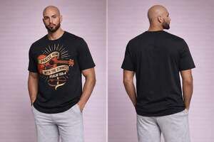 Christian Worship Guitar Psalm 150:4 T-Shirt Praise Him With Strings Faith Churc